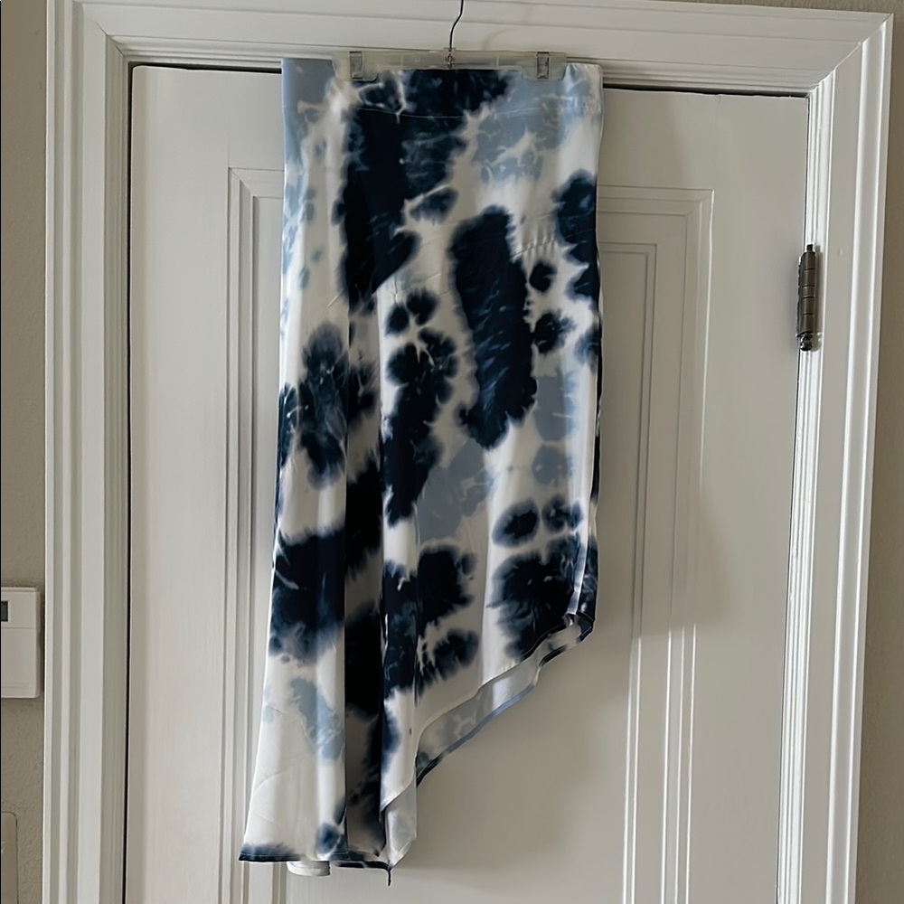 Tie-Dye Asymmetrical Skirt